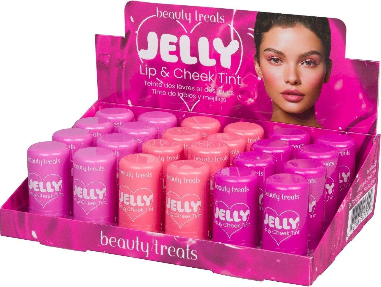 BEAUTY TREATS JELLY LIP & CHEEK TINT COLOR ASSORTED INDIVIDUAL
