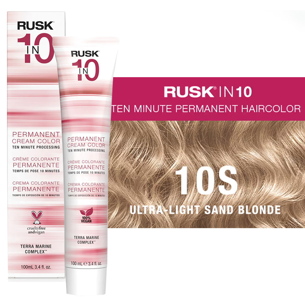 RUSK IN1O ULTRA LIGHT SAND BLONDE 10S 3.4OZ