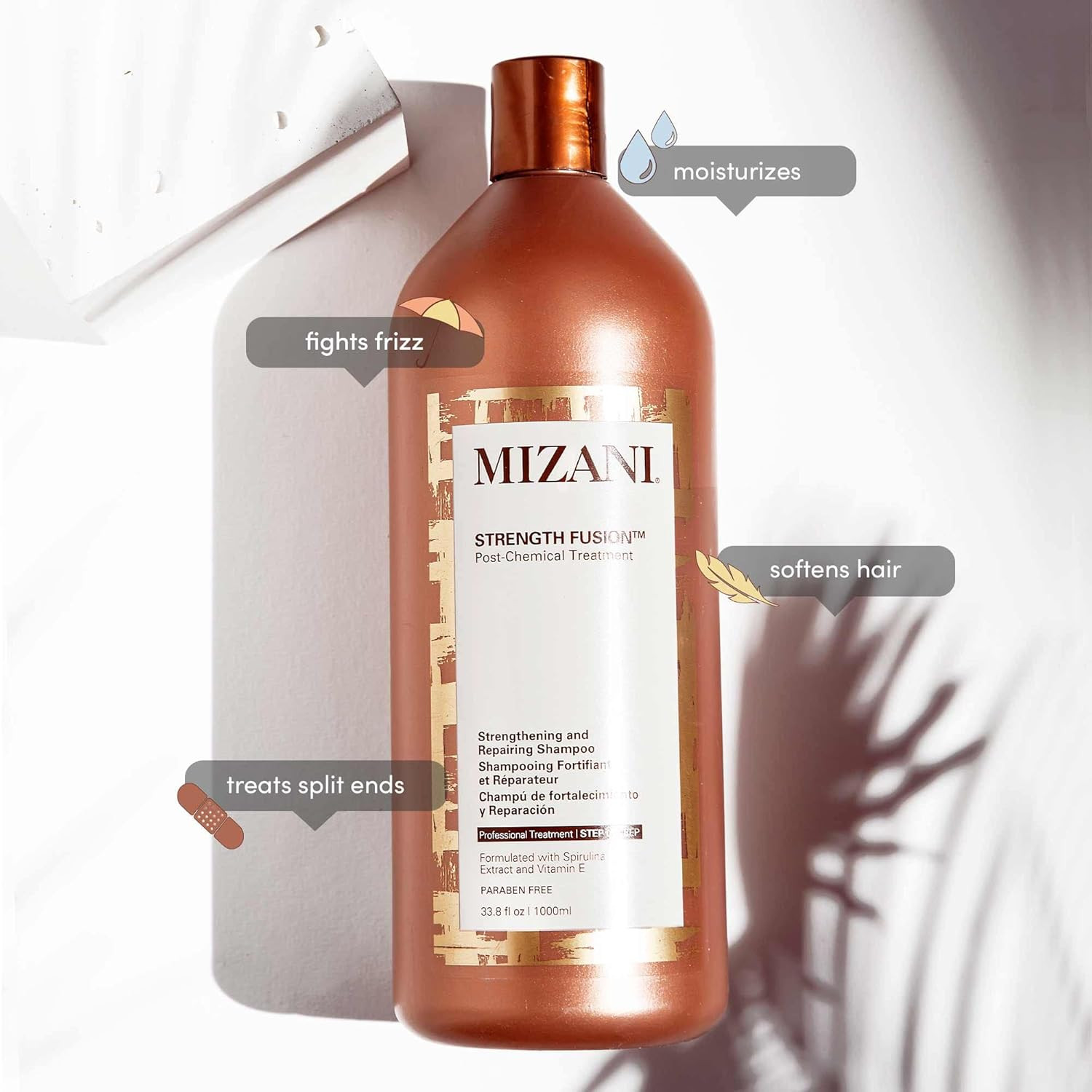 MIZANI STRENGTH FUSION & REPAIRING SHAMPOO LTR