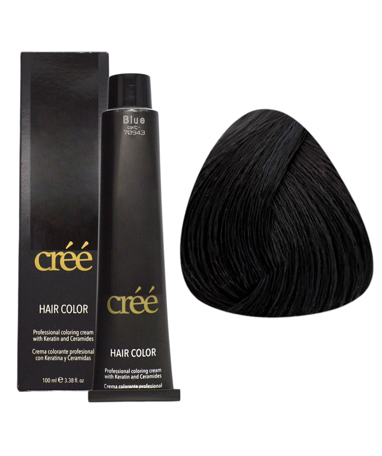 CREE TINTE INTENSE ASH DARK BROWN 3.11 3.38OZ