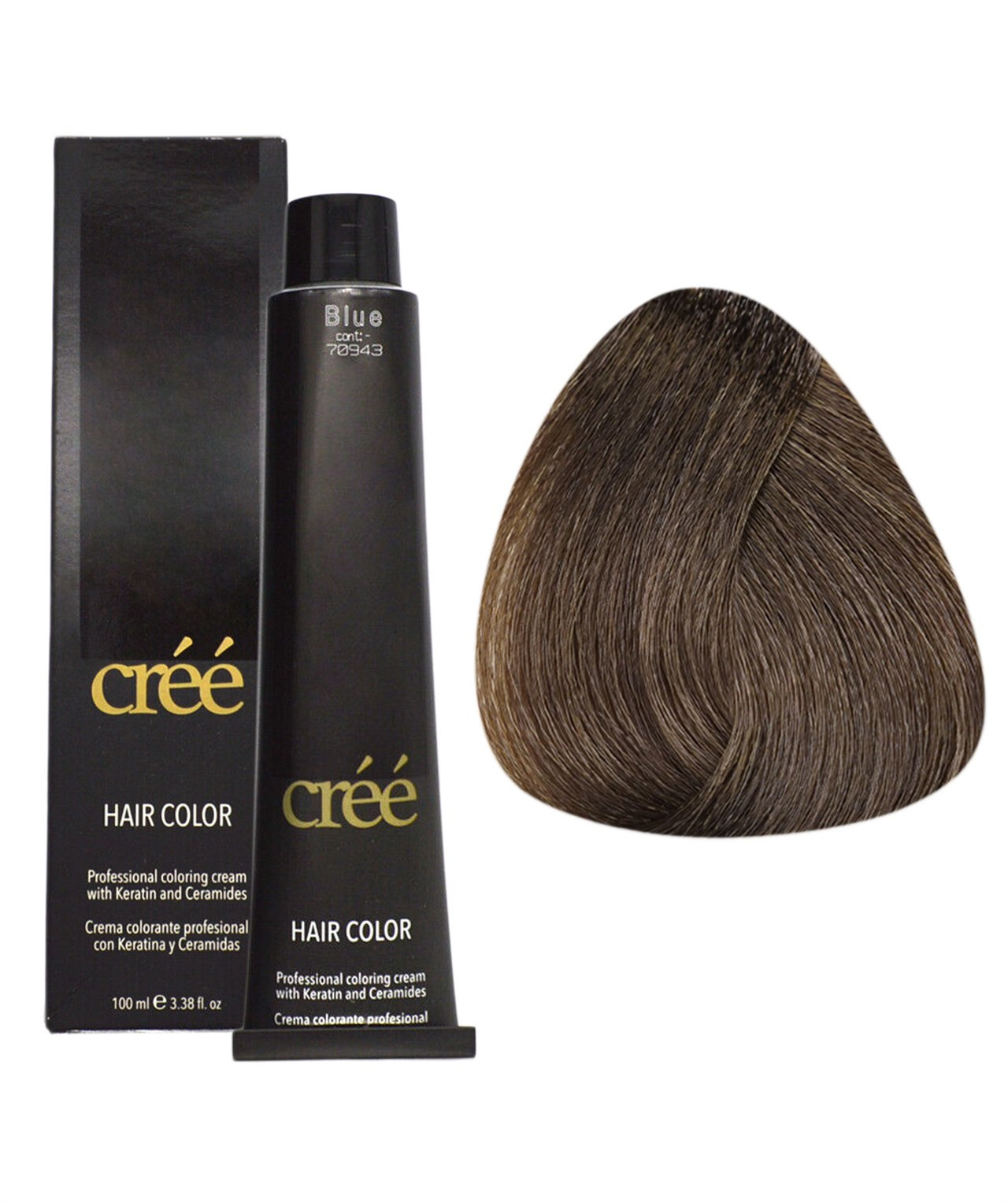 CREE TINTE HAIR COLOR 6.7 3.38OZ.