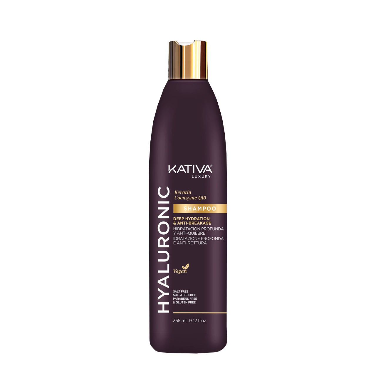 KATIVA HYALURONIC KERATIN Q10 SHAMPOO 12 OZ