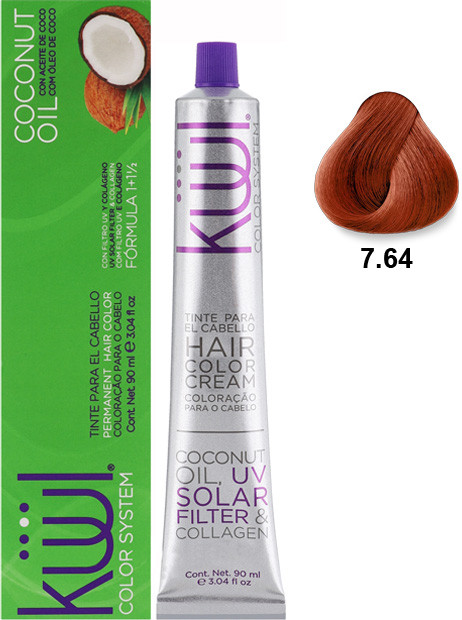 TINTE KUUL 7.44 RUBIO COBRIZO INTENSO 3OZ
