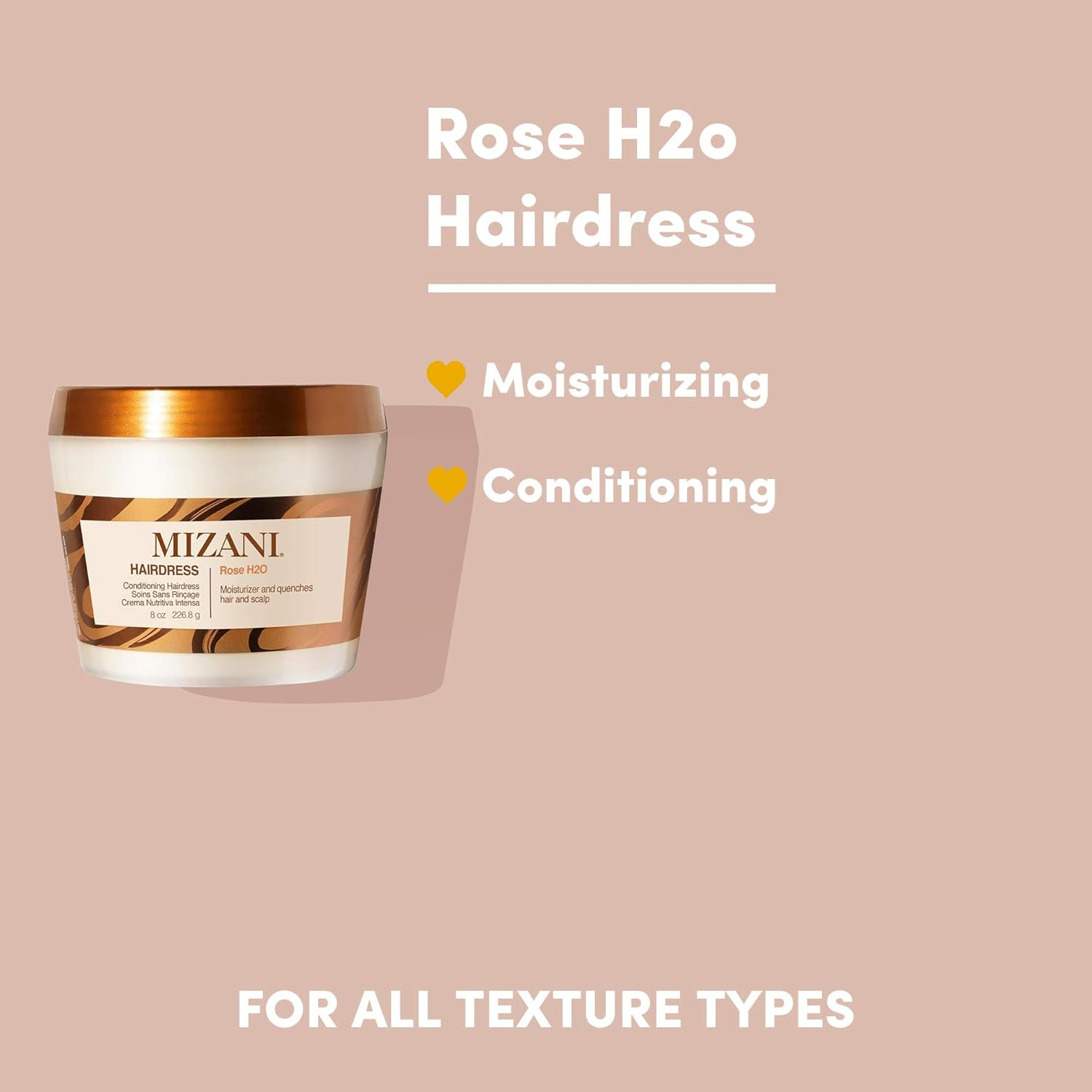 MIZANI HAIRDRESS ROSE H2O CONDITIONER 8OZ