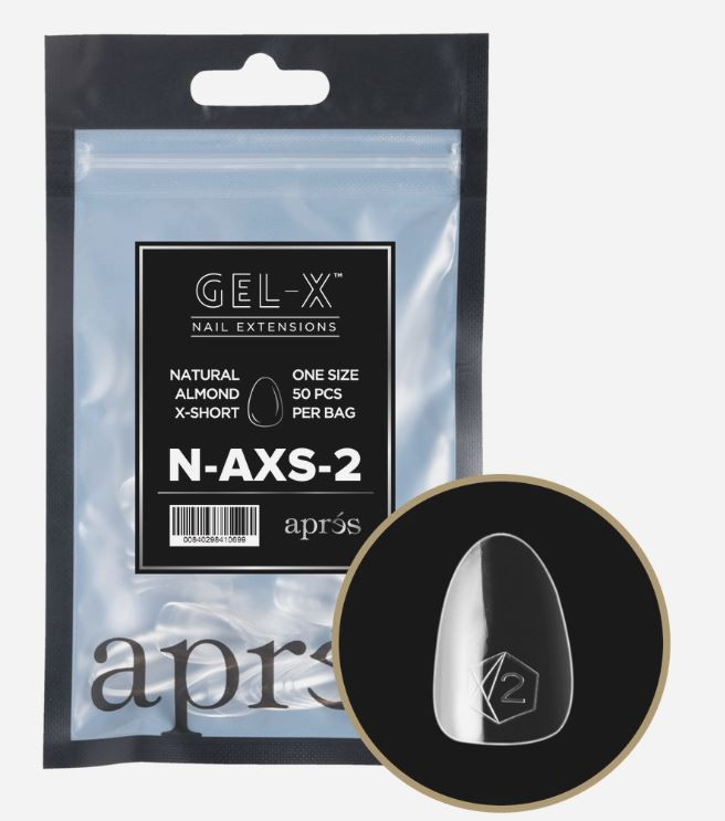 GEL-X NATURAL ALMOND EXTRA SHORT REFILL #2