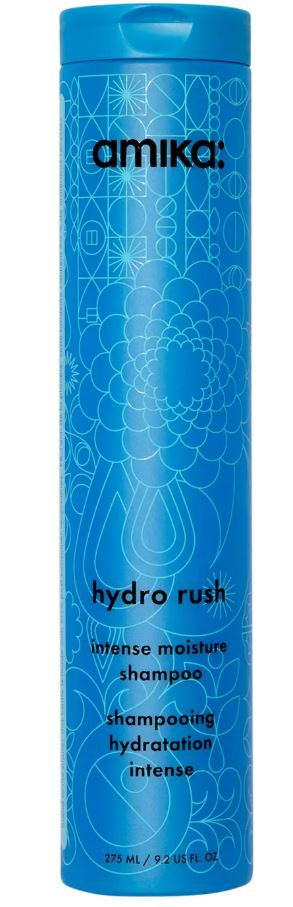 AMIKA HYDRO RUSH INTENSE MOISTURE SHAMPOO WITH HYALURONIC ACID 9.2 OZ