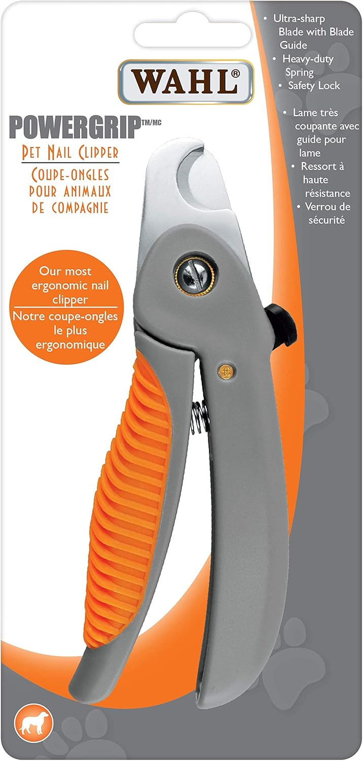 WAHL PET NAIL CLIPPER POWER GRIP COLOR ASSORTED