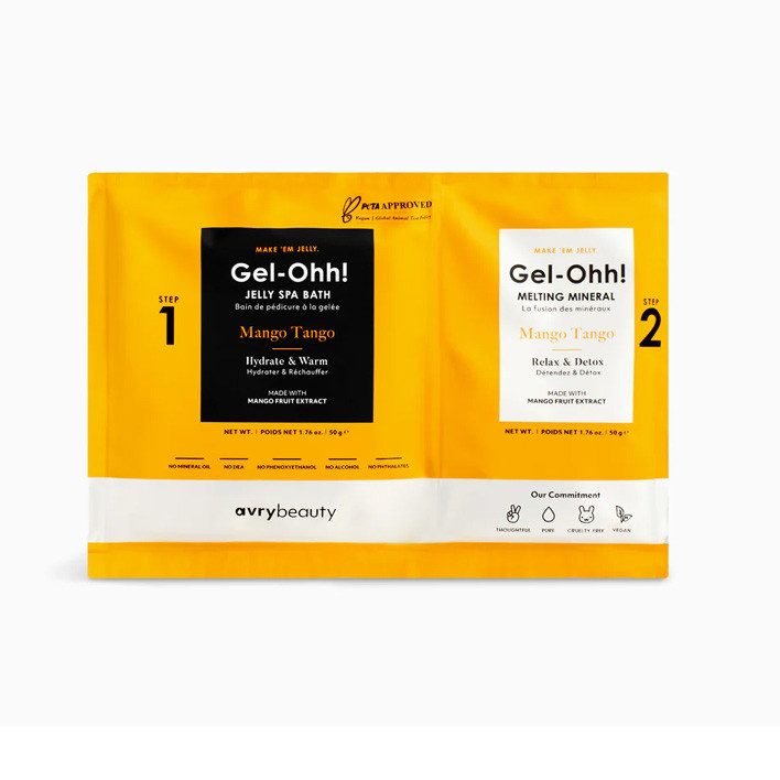 AVRY BEAUTY GEL-OHH! NATURAL JELLY SPA BATH MANGO #1 Y #2