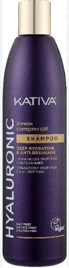KATIVA HYALURONIC KERATIN Q10 SHAMPOO 16 OZ