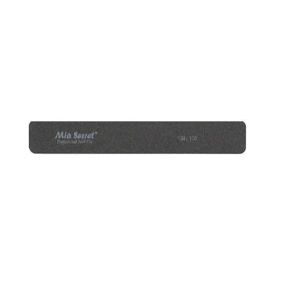 MIA SECRET BLACK JUMBO NAIL FILE 100/100 PINK CENTER