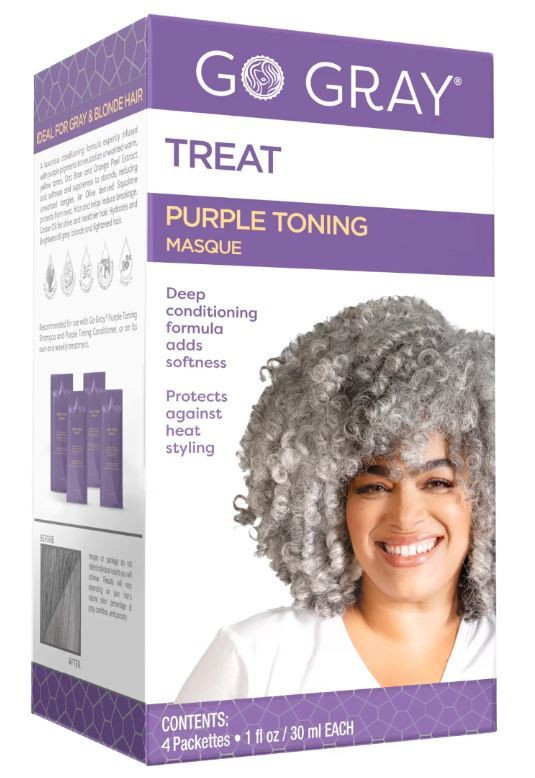GO GRAY PURPLE TONING MASK