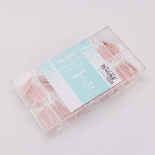 MIA SECRET GEL TIP STILETTO COVER PINK140 PCS