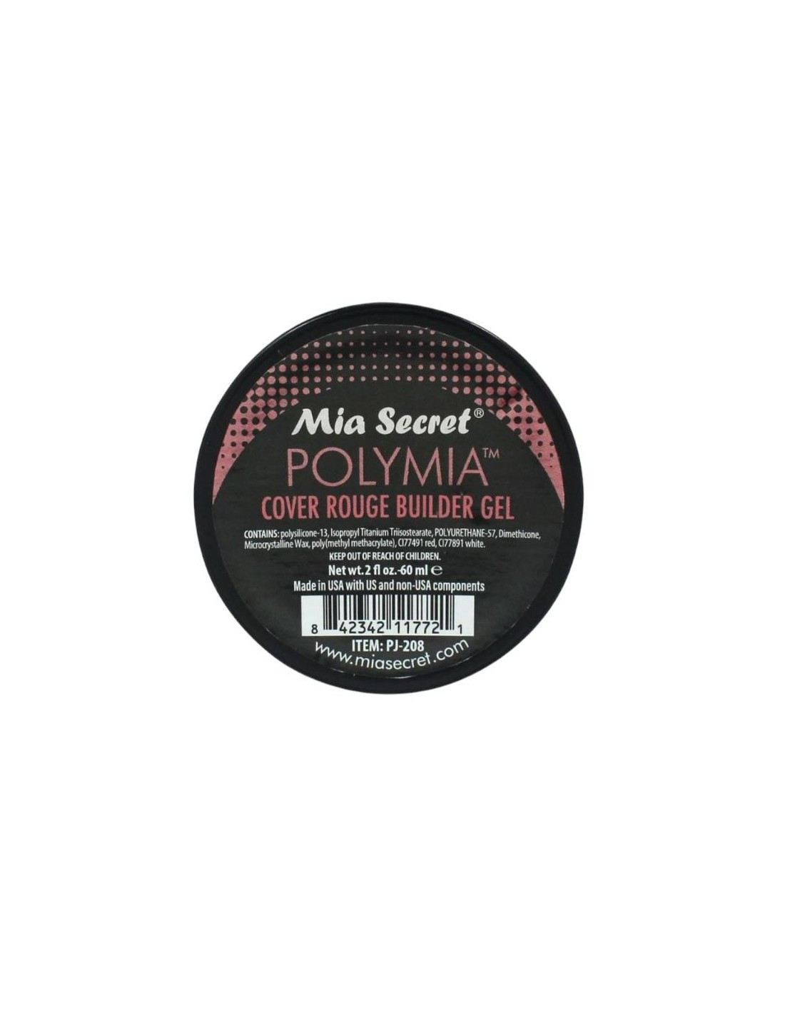 MIA SECRET POLYMIA BUILDER GEL COVER ROUGE