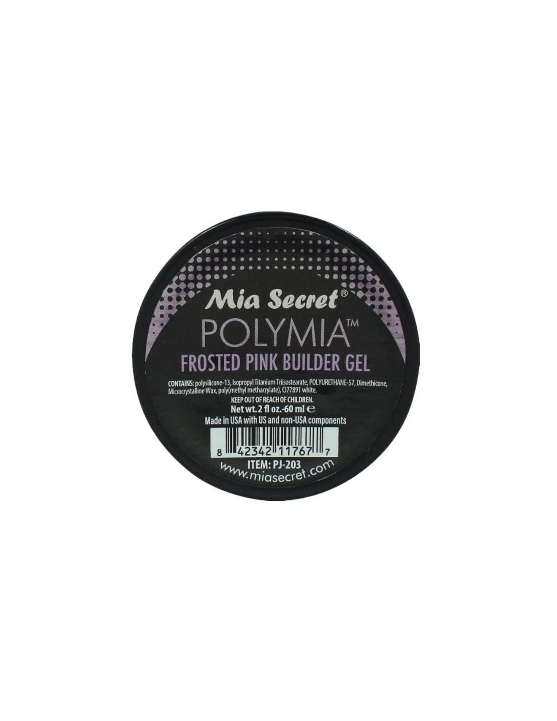 MIA SECRET POLYMIA BUILDER GEL FROSTED PINK