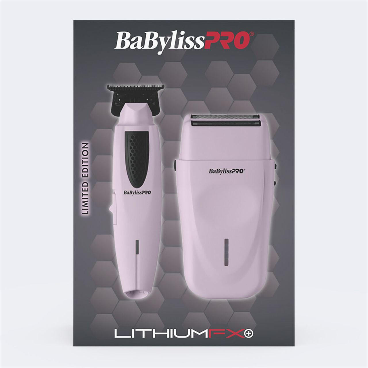 BABYLISS PRO LITHIUMFX TRIMMER AND DOUBLE SHAVER FOIL PINK