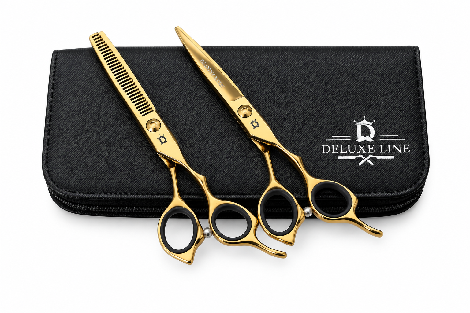 DELUXE LINE SET TIJERA GOLD 6"