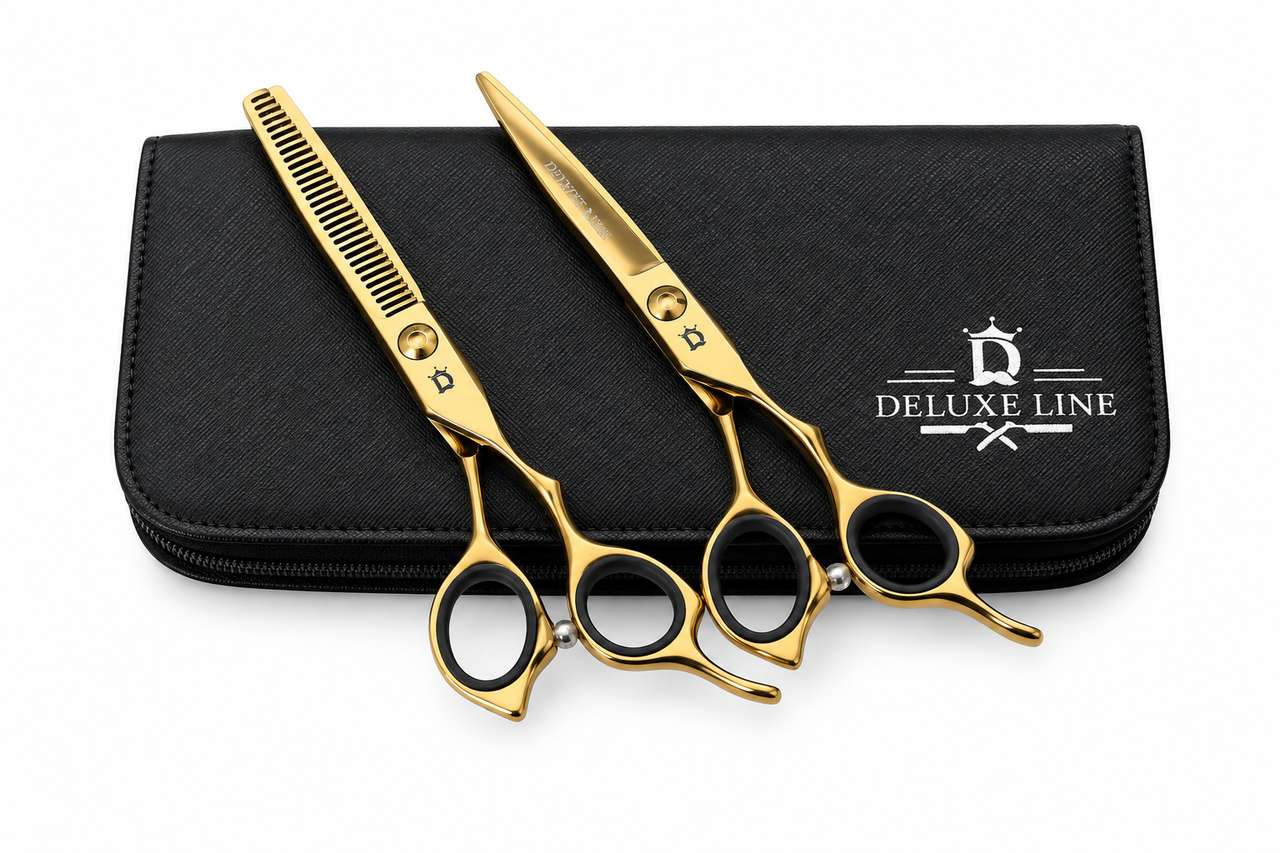 DELUXE LINE SET TIJERA GOLD 6"