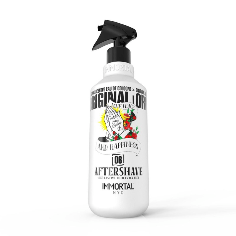 IMMORTAL NYC ORIGINAL RESERVE COLOGNE AFTERSHAVE STAY BLESSED 06 500ML
