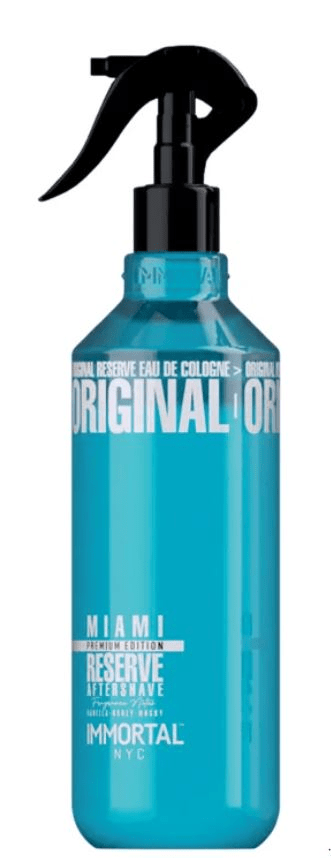 IMMORTAL NYC ORIGINAL RESERVE EAU DE AFTERSHAVE COLOGNE MIAMI 400ML