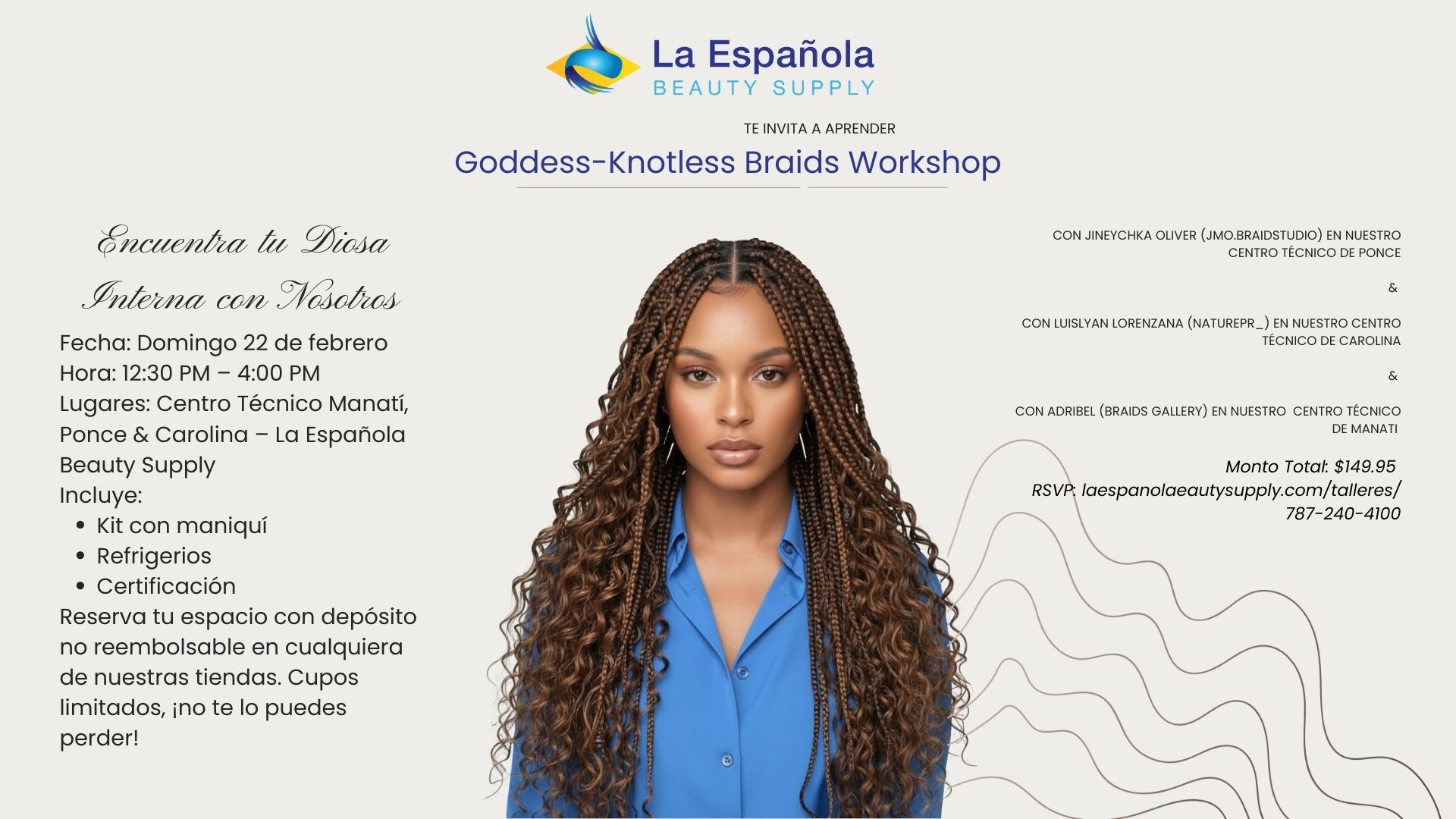 Goddess-Knotless Braids Workshop