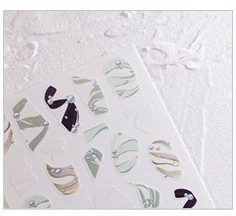 CALCOMANIA PARA DISEÑO DE UÑAS HOLOGRAFICA