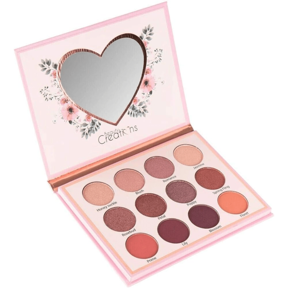 BEAUTY CREATIONS BLOOM EYESHADOWS PALETTE 12 COLORS