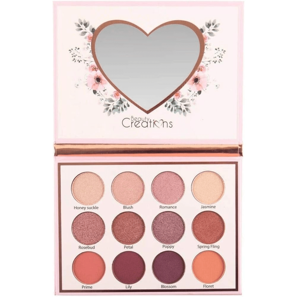 BEAUTY CREATIONS BLOOM EYESHADOWS PALETTE 12 COLORS