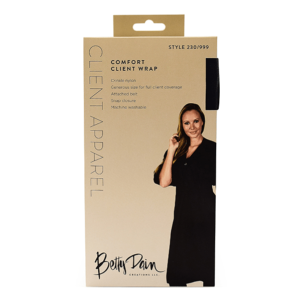 BETTY DAIN COMFORT CLIENT WRAP BLACK