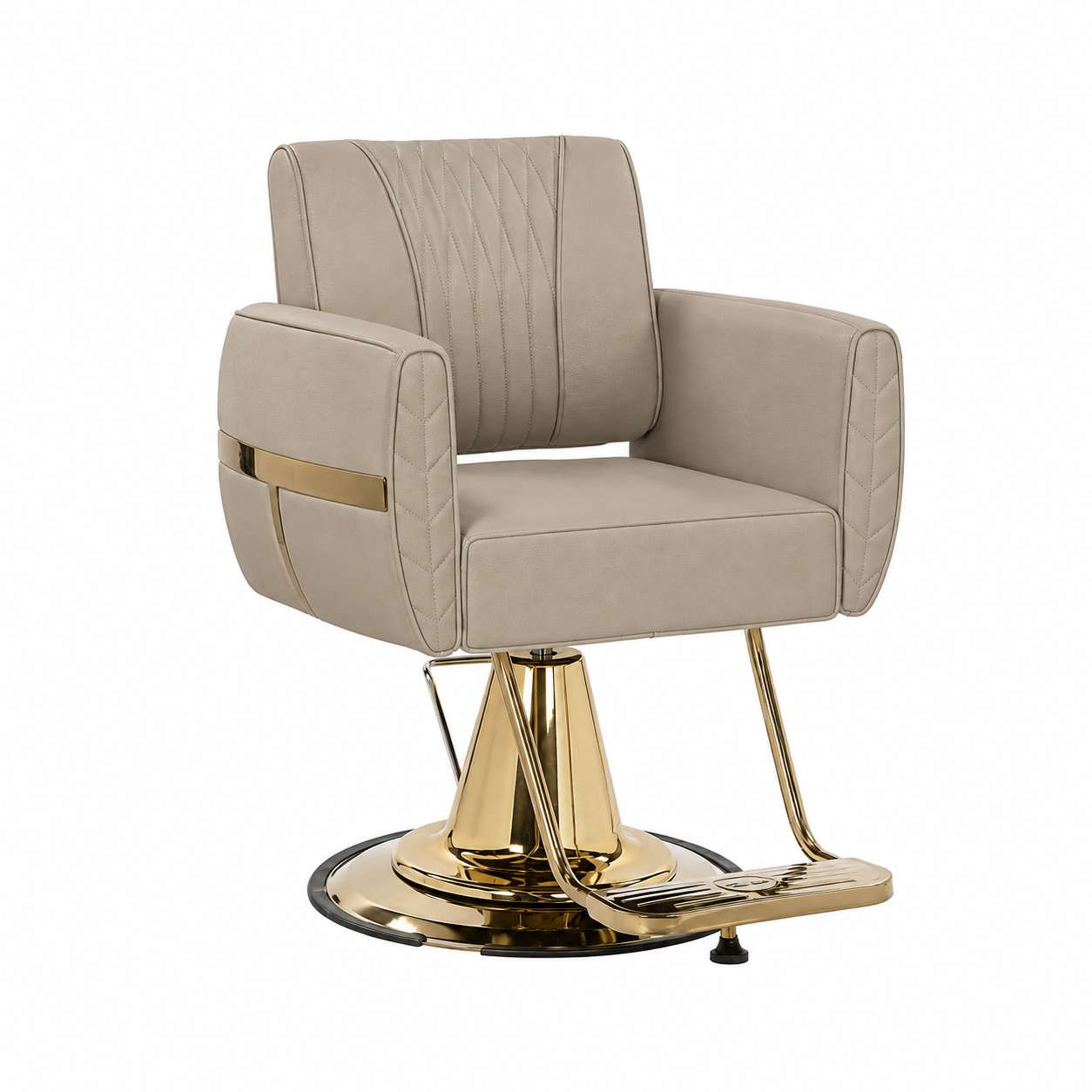 SILLA ESTILO FIJA CREMA & GOLD YP255