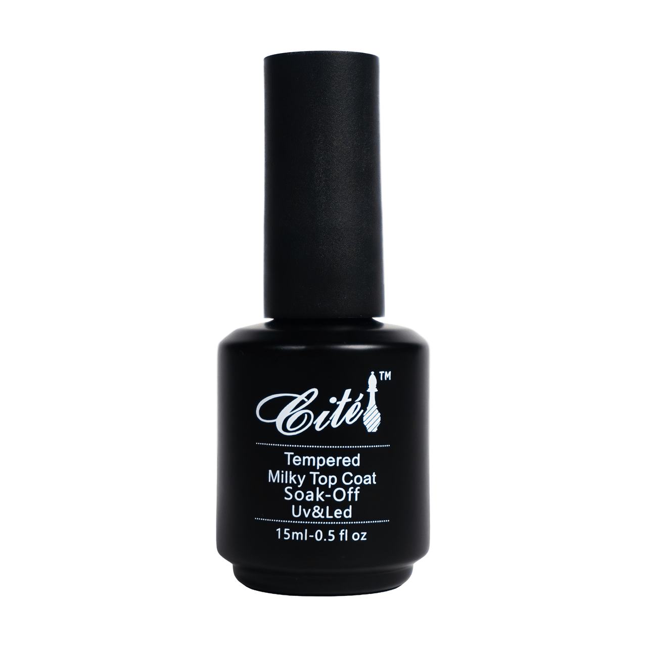 CITE TEMPERED MILKY TOP COAT UV GEL LED 1/2 OZ