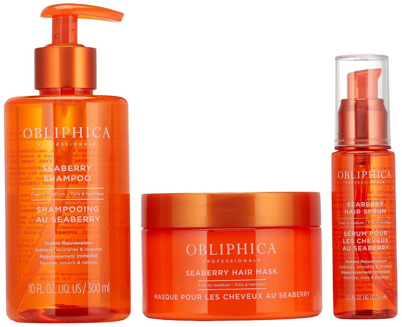 OBLIPHICA SEABERRY VOLUME & BODY COLLECTION FINE MEDIUM KIT3