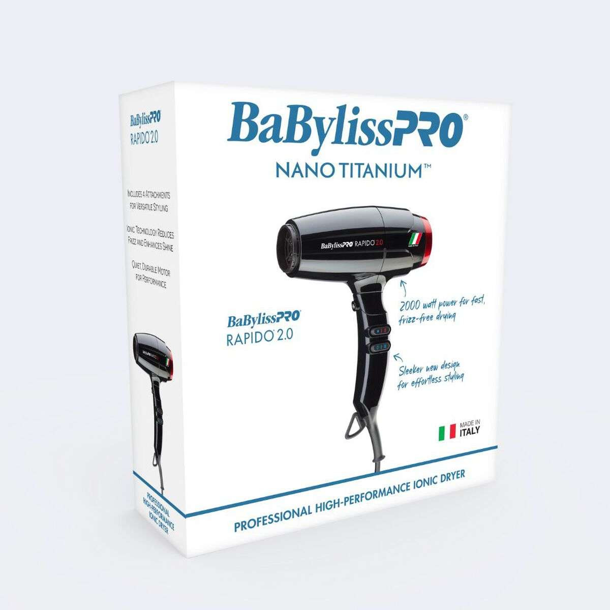 BABYLISS BLOWER RAPIDO 2.0 BLACK