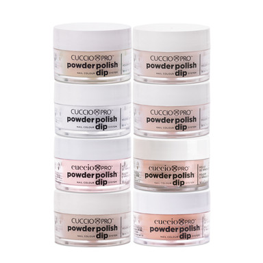 CUCCIO PRO DIP POWDERPOLISH DEEP BARE NUDITY  COLLECTION TRENDSETTING SHADES .5 OZ