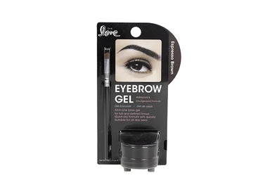 2ND LOVE EYEBROW GEL WATERPROOF & SMUDGE-PROOF FORMULA EXPRESSO BROWN .10 OZ