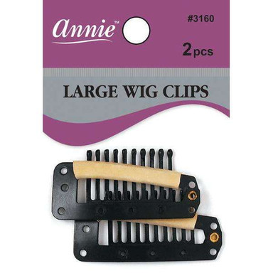 ANNIE WIG ACCESSORIES LARGE WIG CLIPS 2 PCS #3160