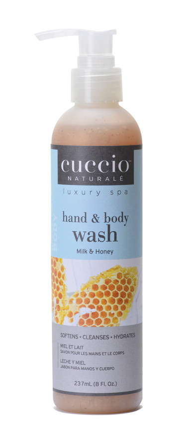 CUCCIO NATURALE LUXURY WASH HAND & BODY MILK & HONEY #3170 8 OZ