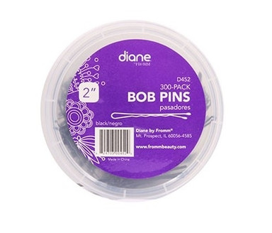 BOB PINS 300 PACK 2 INCH BLACK