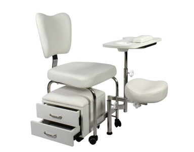 CARRITO PARA PEDICURA BLANCO HUESO