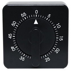 SQUARE TIMER BLACK