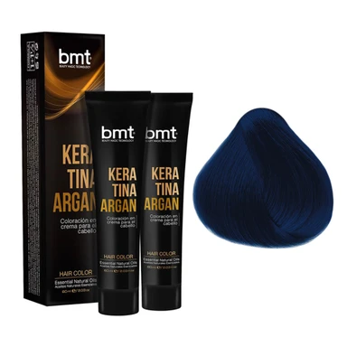 BMT TINTE KERATINA ARGAN 
AZUL