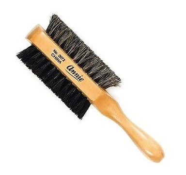 ANNIE TWO WAY CLUB BRUSH LIGHT BROWN SOFT AND HARD 
2072