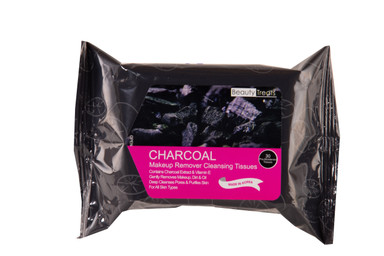 CHARCOAL MAKEUP REMOVER CLEANSING TISSUES