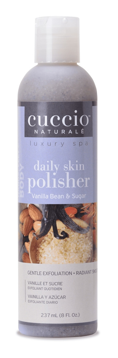 CUCCIO NATURALES LUXYURY SPA DAILY SKIN POLISH VAINILLA BEAN & SUGAR 8 OZ