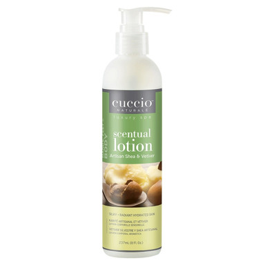 CUCCIO NATURALE LUXURY SPA SENSUAL LOTION ARTISAN SHEA & VETIVER 8 OZ