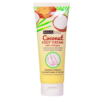 COCONUT FOOT CREAM WITH COLLAGEN 3.5 OZ