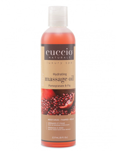 CUCCIO NATURALE LUXURY SPA HYDRATING MASSAGE OIL POMEGRANATE & FIG 8 OZ