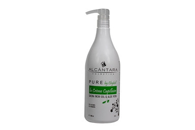 ALCANTARA COSMETICA PURE BY CLEYBELL LA CREME CAPILLAIRE SACHA INCHI OIL & ALOE VERA 35 OZ