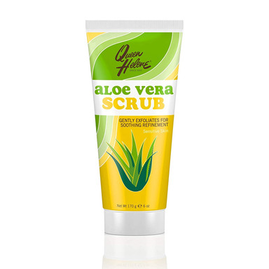 QUEEN HELENE ALOE VERA SCRUB GENTLY EXFOLIATES FOR SOOTHING REFINEMENT SENSITIVE SKIN 6 OZ