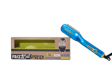 FRIZZ OUT PRO CEPILLO MEN LISADOR DE PELO IÓNICO 3 EN 1