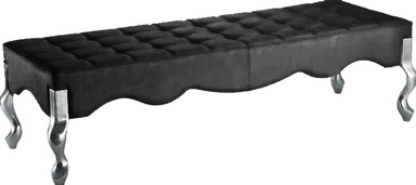 SILLA DE ESPERA ELEGANTE NEGRO